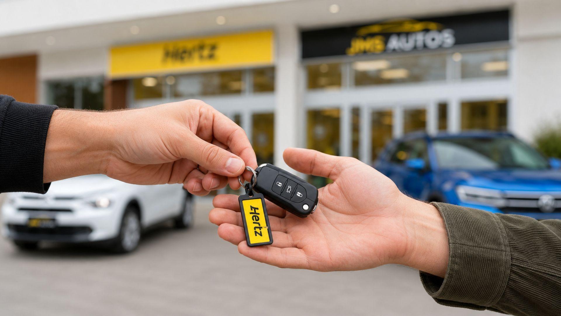 devolucion de un auto en canning en la oficina de hertz